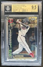 Marketplace image: 2016 Bowman Nick Gordon Scouts' Top 100 SuperFractor #1/1 Twins BGS 9.5