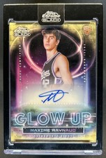 Current marketplace image for 2025 Topps Chrome #1 Maxime Raynaud Glow Up Superfractor 1/1