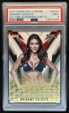 Current marketplace image for 2017 Topps Chrome #1 UFC Arianny Celeste Fire Superfractor 1/1