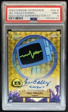Current marketplace image for 2025 Topps Chrome #1 Jill Talley Auto Karen Superfractor 1/1