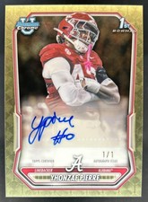Current marketplace image for 2026 Bowman #1 Yhonzae Pierre Superfractor 1/1