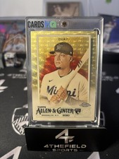 Marketplace image: 2020 Topps Allen & Ginter Chrome Isan Diaz Superfractor 1/1 RC Marlins LF2