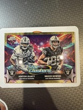 Marketplace image: Ashton Jeanty/Brock Bowers 2025 Topps Star Clusters Superfractor 1/1 #SC-1