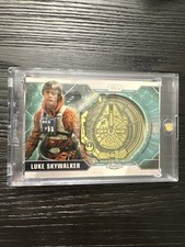 Marketplace image: Star Wars Topps Chrome Legacy Luke Skywalker 1/1 Superfractor SM-LG Medallion