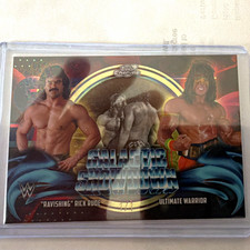 Marketplace image: 2026 Chrome WWE Galactic Showdown Gold Superfractor Rick Rude - Warrior 1/1