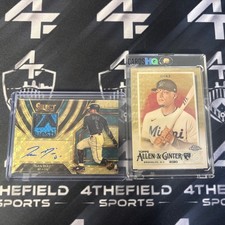 Marketplace image: ISAN DIAZ SUPERFRACTOR LOT OF 2 Rookie Cards Topps Chrome AG Panini Auto Relic