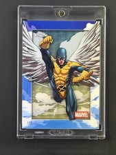 Marketplace image: 2025 Topps Chrome Marvel Angel Shadowbox Air Marvel Superfractor 1/1 #AM-8 SSP