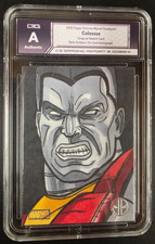 Marketplace image: 2025 Topps Chrome Deadpool Colossus Silver Foil Sketch 1/1 Nick Gribbon C3