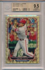 Marketplace image: 🔥🔥CHASE UTLEY 2014 Bowman CHROME SUPERFRACTOR 1/1 #123 BGS 9.5 GEM MINT🔥🔥