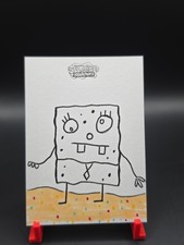 Marketplace image: 2025 Topps Chrome SpongeBob - DoodleBob Sketch 1/1 Cory Payne Auto