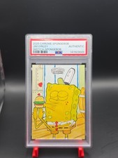 Marketplace image: 2025 Topps Chrome SpongeBob SquarePants  Sketch CARD 1/1 PSA Authentic