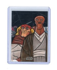 Marketplace image: 2026 Topps Chrome STAR WARS GALAXY 1/1 SKETCH CARD AUTO SIGNED REES CUVA FINLAY