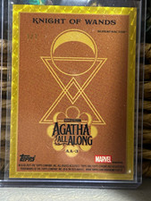 Marketplace image: Topps Chrome Agatha All Along 2025 AA-3 Knight of Wands Superfractor 1/1