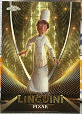 Marketplace image: Topps Chrome Pixar Gold Linguini PG-6 Ratatouille 1/1 Superfractor 2025