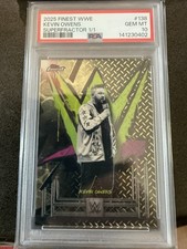 Marketplace image: 2025 Topps Finest WWE Kevin Owens Superfractor 1/1 PSA 10
