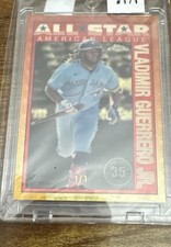 Marketplace image: 2025 Topps Series 2 - 1/1 GOLD SUPERFRACTOR All-Star Vlad Guerrero Jr 35th Annv
