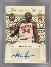 Marketplace image: 2025 Topps Pristine Hakeem Olajuwon Mark of the Moment Auto SuperFractor 1/1