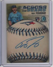 Marketplace image: 2026 Bowman Chrome Across The Seams Trey Yesavage Superfractor 1/1