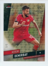 Marketplace image: 2019-20 Kerem Demirbay Topps Finest UCL Superfractor Bayer Leverkusen Card 1/1