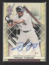 Marketplace image: 2025 Topps Transcendent Frank Thomas #TAIC-FT Superfractor 1/1 Auto