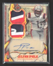 Marketplace image: 2025 Topps Resurgence Ignite Ja'Lynn Polk #IPA-JP Superfractor Auto Patch RC 1/1