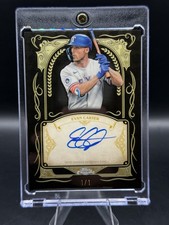 Marketplace image: 2026 Topps Chrome Evan Carter Ink Strokes Superfractor Auto 1/1 IS-EC Rangers