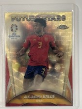 Marketplace image: 2024 Topps Chrome UEFA Euro Alejandro Balde Future Stars Superfractor 1/1 SSP