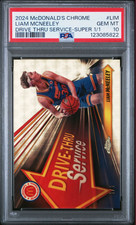 Marketplace image: 2024 Liam McNeeley McDonald's Chrome Drive Thru Service Superfractor 1/1 PSA 10
