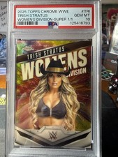 Marketplace image: Topps 2025 Chrome WWE Trish Stratus WD-TRI Superfractor 1/1 PSA 10