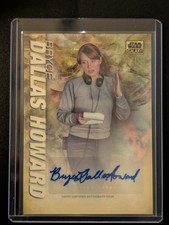 Marketplace image: 2026 Topps Chrome Star Wars Galaxy Bryce Dallas Howard AUTO 1/1 Superfractor
