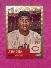 Marketplace image: 2025 Topps Chrome Platinum Anniversary #270 Larry Doby Superfractor 1/1