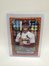 Marketplace image: 2026 Bowman Chrome Sebastian Dos Santos Orange Geometric 1st /25 1/1 SP