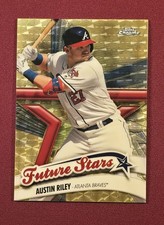 Marketplace image: Austin Riley 2020 Topps Chrome Future Stars Superfractor 1/1 Atlanta Braves