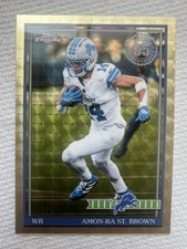 Marketplace image: 2026 Topps Chrome Amon-Ra St. Brown 1/1 Superfractor 91TC-36 Detroit Lions