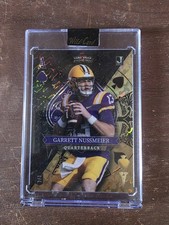 Marketplace image: Superfractor 1/1  5 Card Draw Ace Of Spades 2024 Wild Card LSU Garrett Nussmeyer