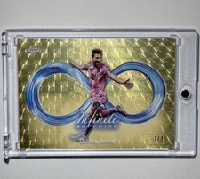 Marketplace image: 2025 Topps Chrome MLS Sapphire - Infinite Sapphire Lionel Messi Superfractor SSP