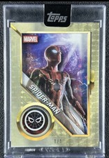 Marketplace image: 2025 Marvel Studios Spider Man 1/1 Superfractor Shadowbox