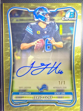 Marketplace image: 2026 Bowman Jared Goff Chrome Auto SuperFractor 1/1 Lions BCA-JG SSP