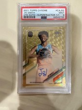 Marketplace image: 2021 Topps Chrome OTE Jai Smith Auto SuperFractor 1/1 PSA 9 #CA-JS2