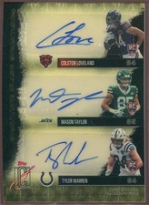 Marketplace image: 2025 Loveland/Taylor/Warren Rookie Auto 1/1 Sig Class SuperFractor #SCTS-CMT MN