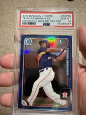 Marketplace image: 2015 Bowman Chrome Prospects Blue Teoscar Hernandez 1st 1/1