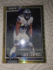 Marketplace image: Superfractor 1/1 Topps Flagship Jack Campbell AUTO Detroit Lions (CHECK COMP)