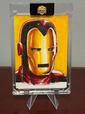 Marketplace image: 2026 Topps Chrome Marvel Iron Man Original Sketch Card 1/1 Adam Fields