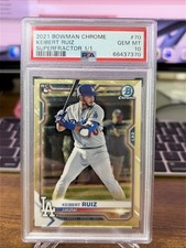 Marketplace image: 2021 Bowman Chrome Kiebert Ruiz Rookie Superfractor 1/1  PSA 10 One Of One