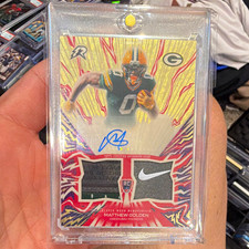 Marketplace image: Topps 2025 Resurgence Rookie Relic Superfractor Matthew Golden AU-MG RC Auto 1/1