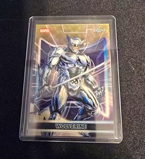 Current marketplace image for 2026 Topps Chrome Marvel #9 X-Men Wolverine Superfractor 1/1