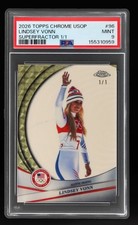 Marketplace image: Psa 9 Lindsey Vonn 2026 Topps Chrome U.S. Olympic Team Superfractor 1/1 Gold