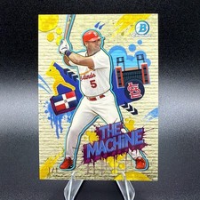 Marketplace image: 2026 Bowman Chrome Albert Pujols 1/1 THE MACHINE Final Draft (Sp) SUPERFRACTOR