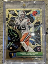 Marketplace image: Carson Schwesinger Browns Rookie-2025 Topps Cosmic Chrome Superfractor 1/1 ROY🔥