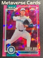 Marketplace image: 2026 Topps Chrome Sapphire Bryan Woo Padparadscha 1/1
